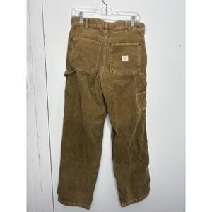Vintage Abercrombie Fitch Pants Mens 30 X 30 Corduroy Carpenter Tan Retro